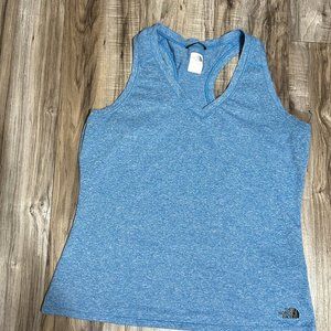 The North Face Women's Sunriser V-Neck Tank Blue Size L